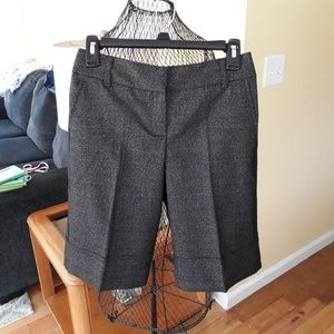 BNWOT MANGO SUIT Dress Shorts Belt Hoops